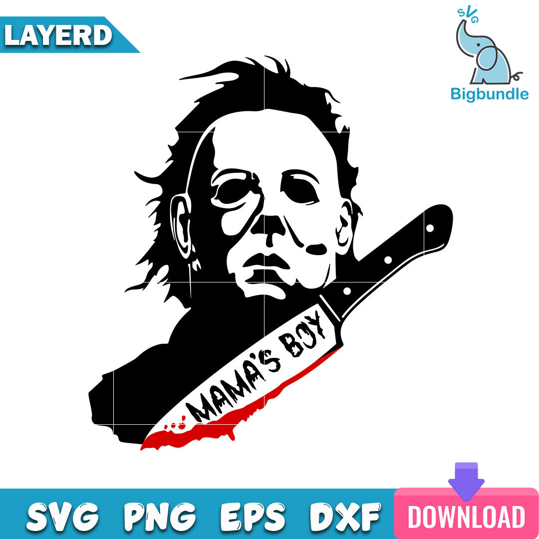 Michael Myers Halloween SVG for Craft Machines Cricut Cameo Silhouette 