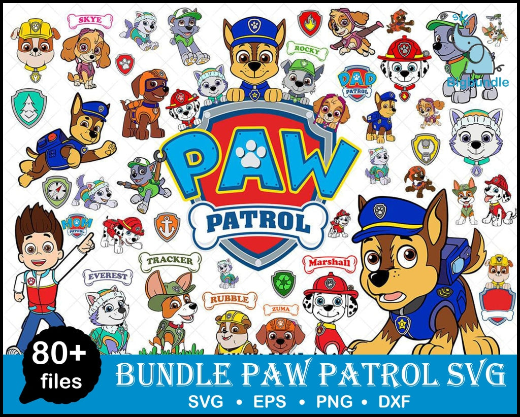 Zuma Paw Patrol SVG Bundle