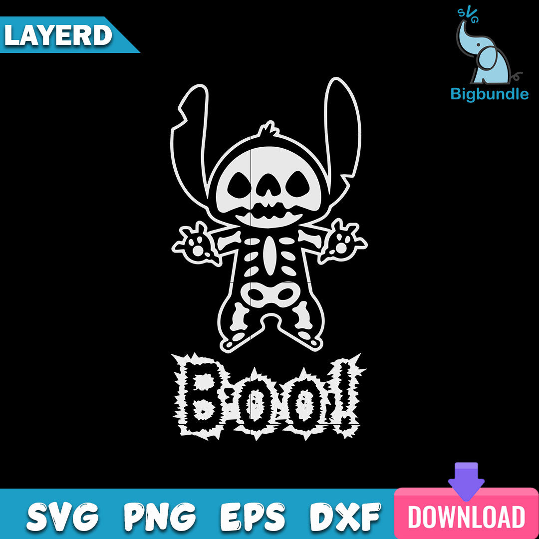 Stitch Boo Halloween Svg, Halloween Svg, SG22062388