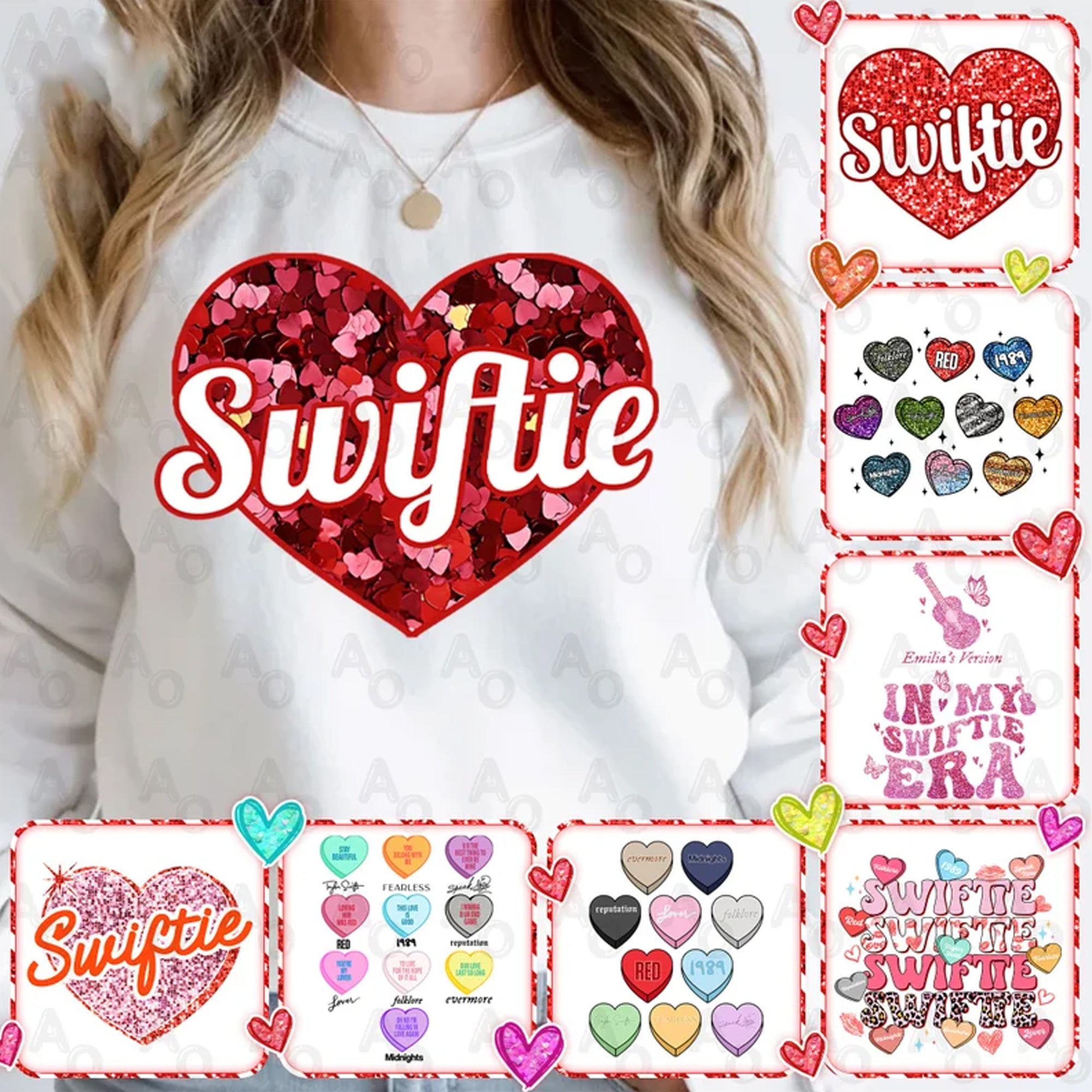 Valentine Swiftie Png Bundle
