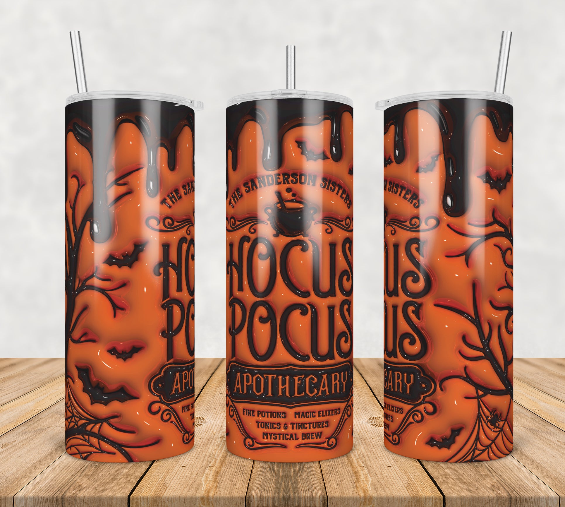 3D Inflated Puff Hocus Pocus Apothecary Halloween