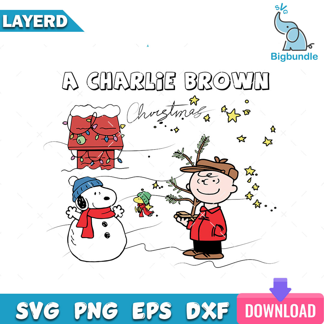 A Charlie Brown Christmas SVG PNG EPS DXF