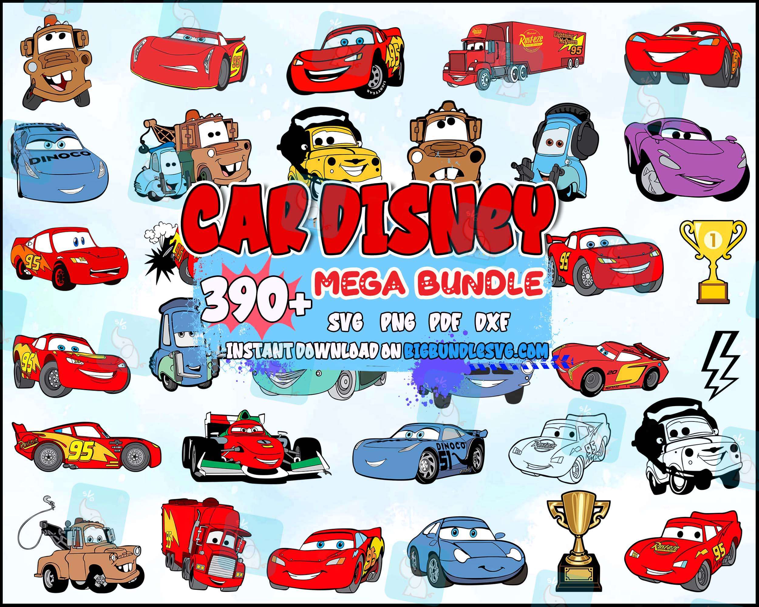 390+ Cars Disney Pixar Vector, lightning mcqueen PDF, lightning mcqueen, SVG
