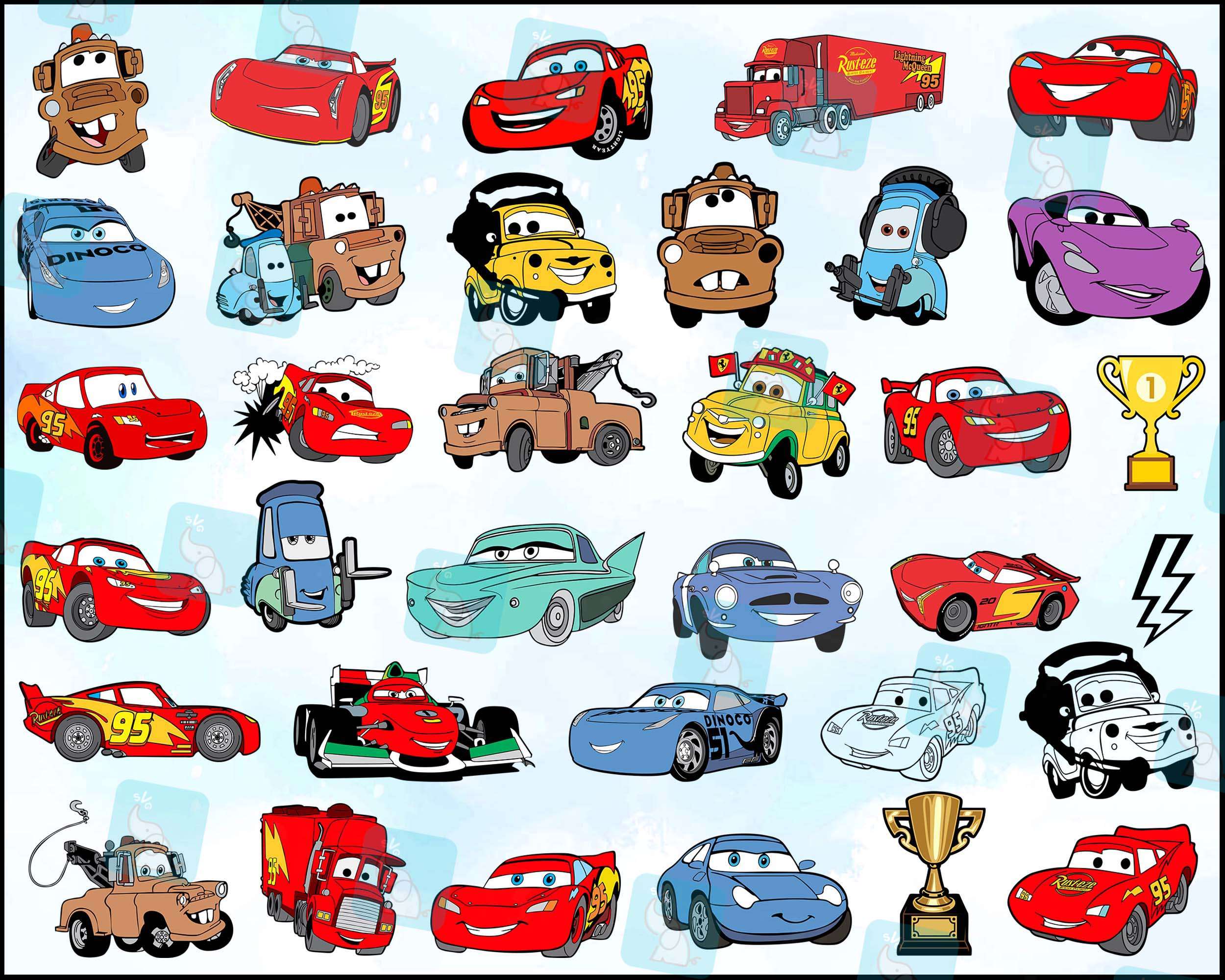 390+ Cars Disney Pixar Vector, lightning mcqueen PDF, lightning mcqueen, SVG