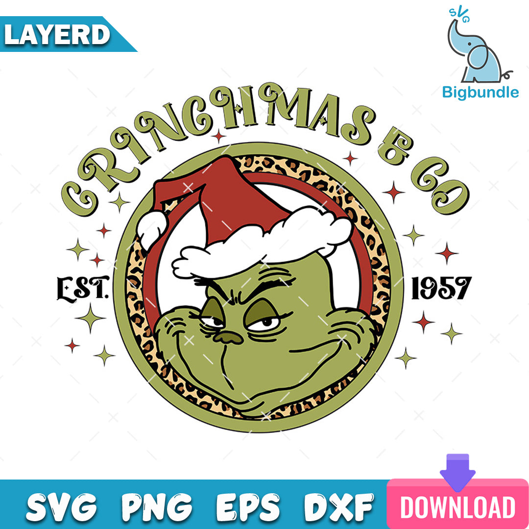 Christmas Movie Grinchmas And Co SVG