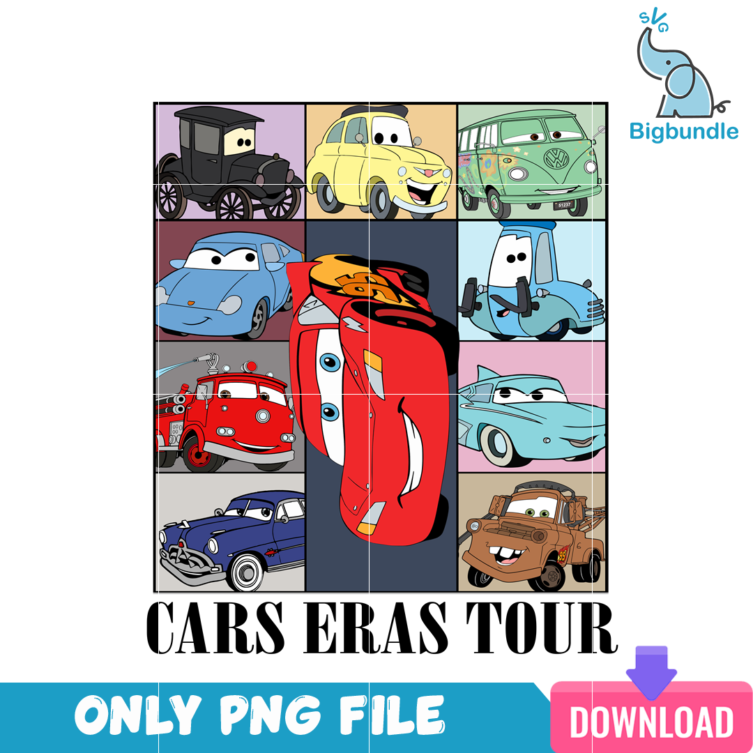 Disney Cars Eras Tour PNG