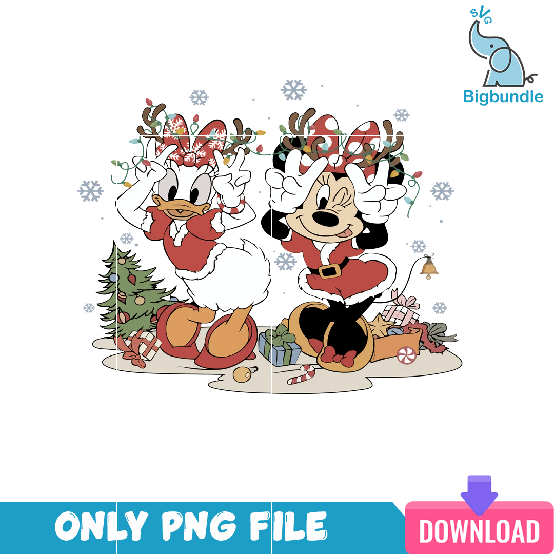 Disney Minnie And Daisy PNG
