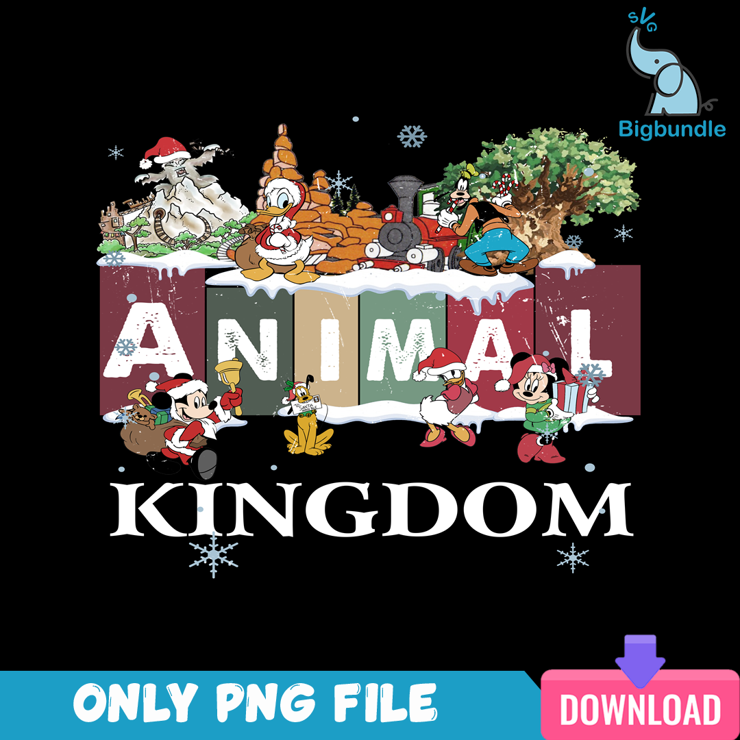 Animal Kingdom Christmas PNG