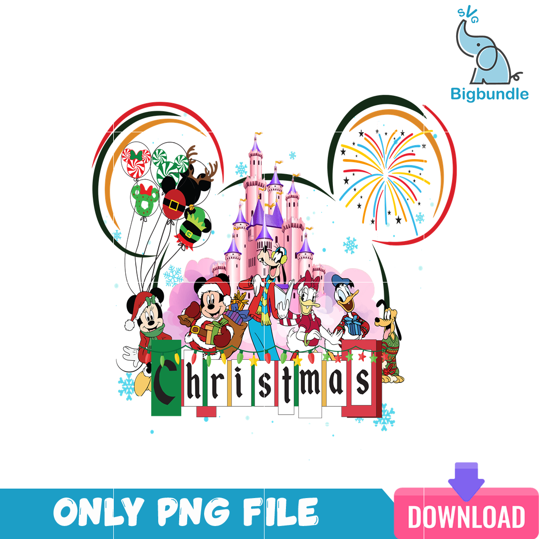 Disney Kingdom Christmas PNG