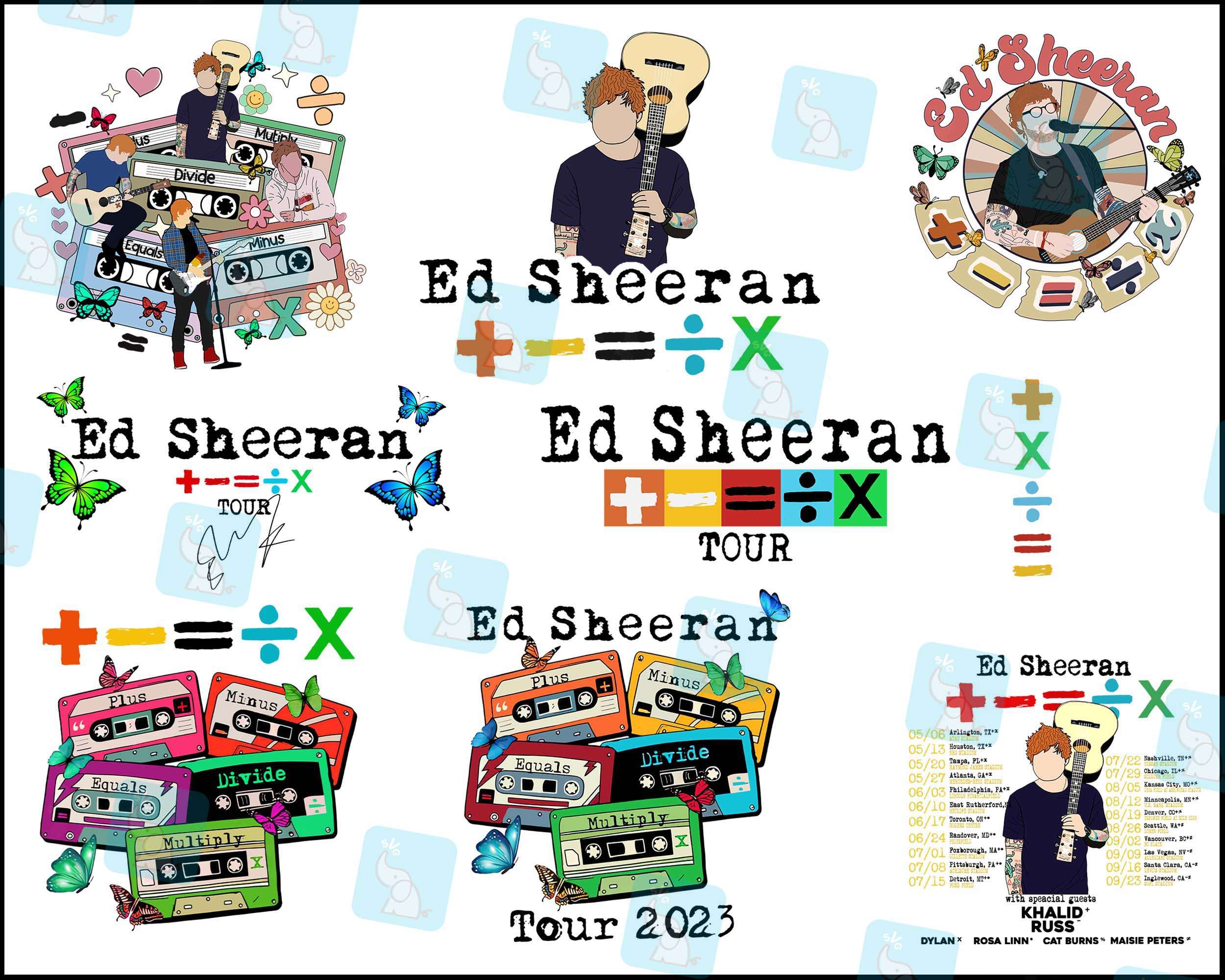 9 Ed Sheeran World Tour Bundle - Digital Download