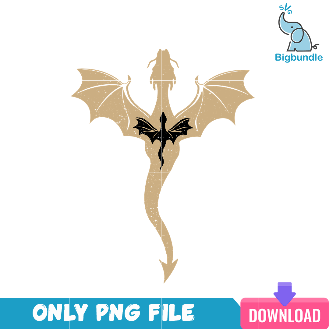 Fourth Wing Golden Dragon Rider PNG