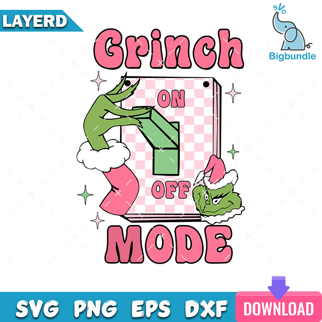 Grinch Mode On SVG DXF EPS PNG Cut File