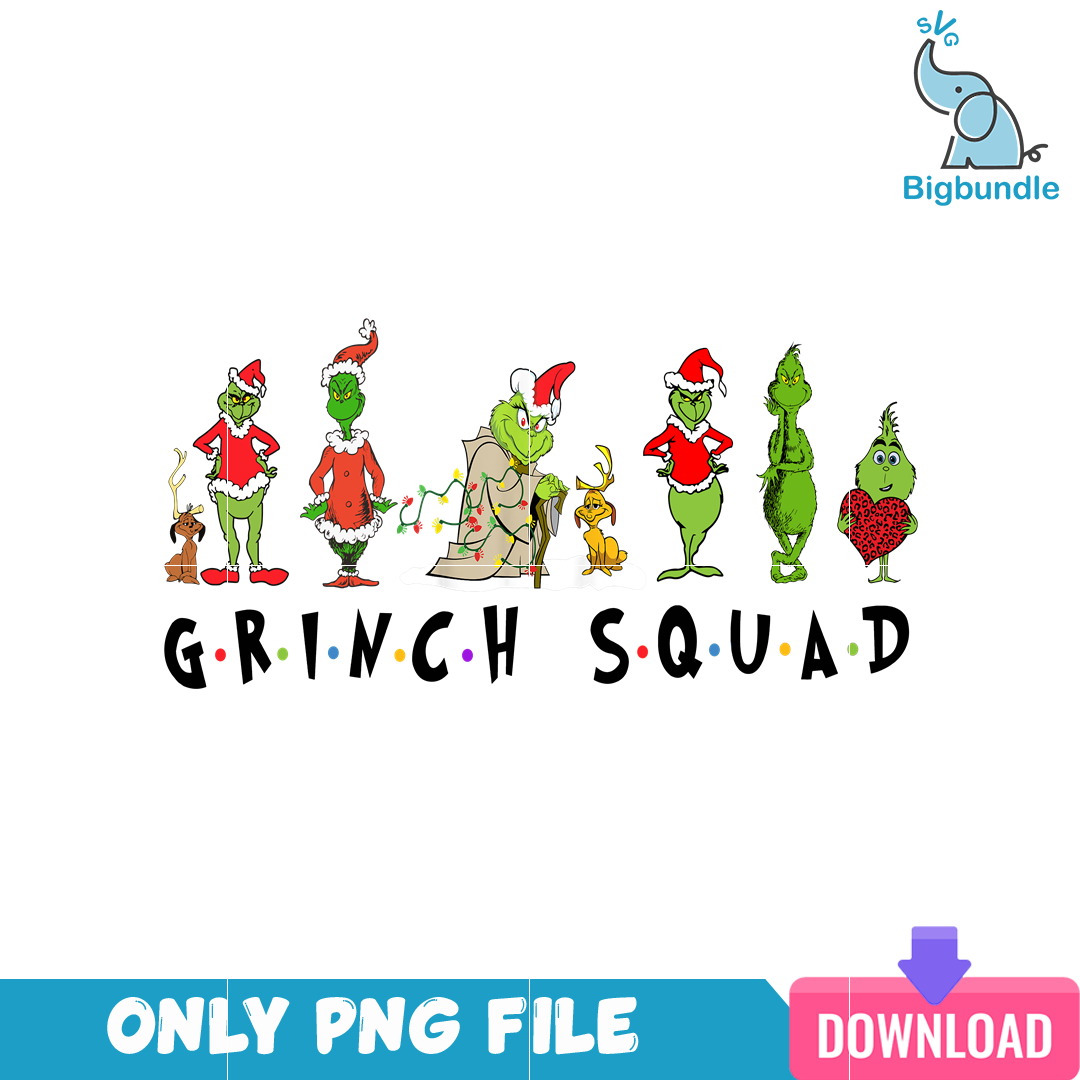 Grinch Squad PNG