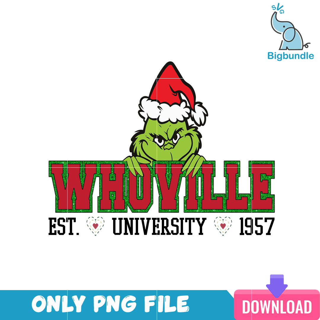 Grinch In The Whoville University PNG