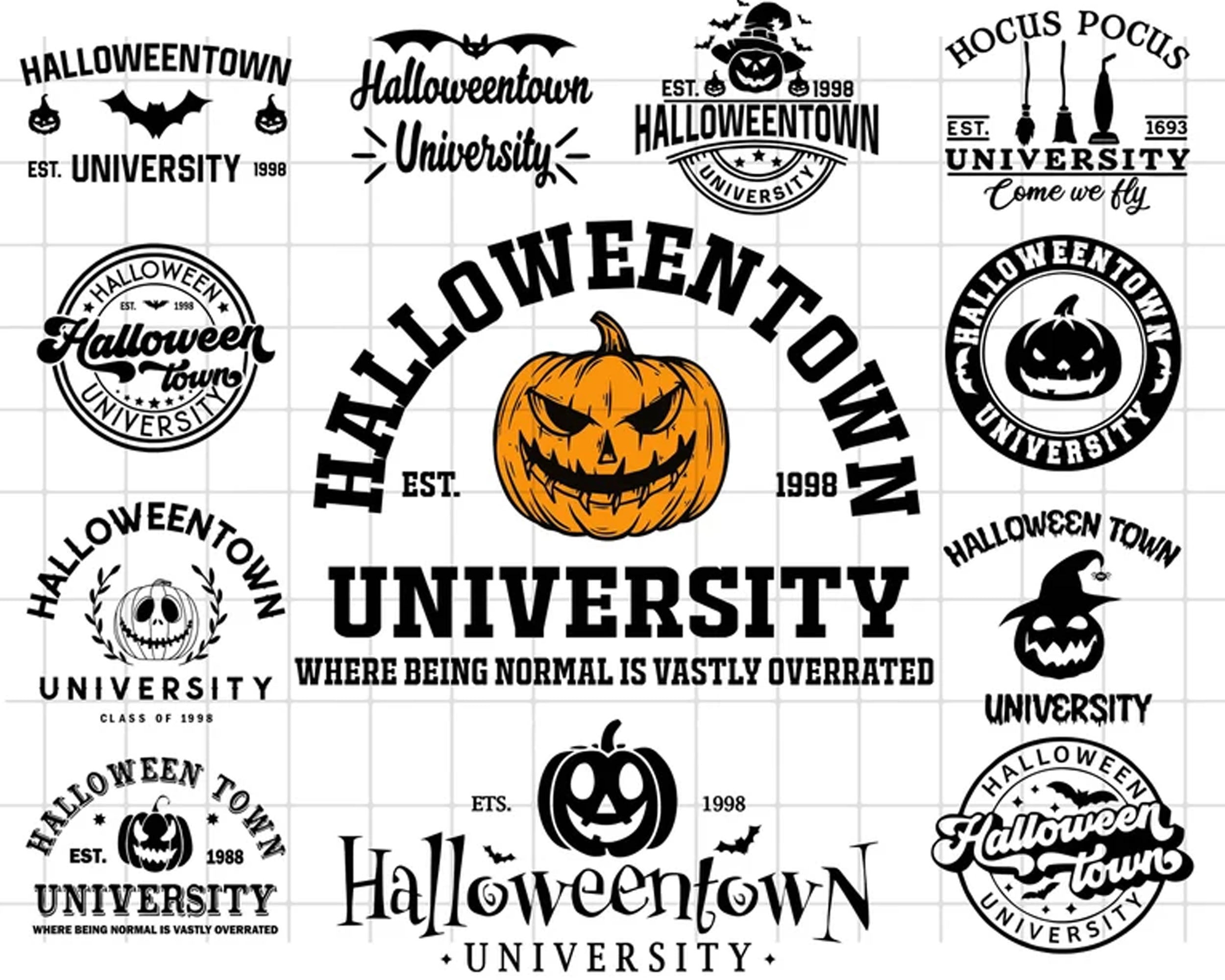 Halloweentown University Est 1998 SVG