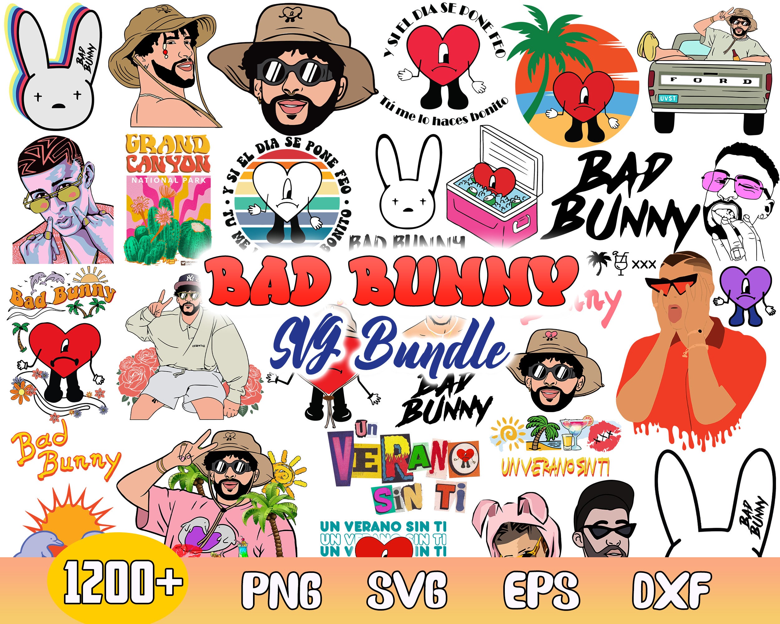 1200+ Bad Bunny Halloween, Bad Bunny Horror SVG, Bad Bunny Png, Halloween Png, Digital horror download.