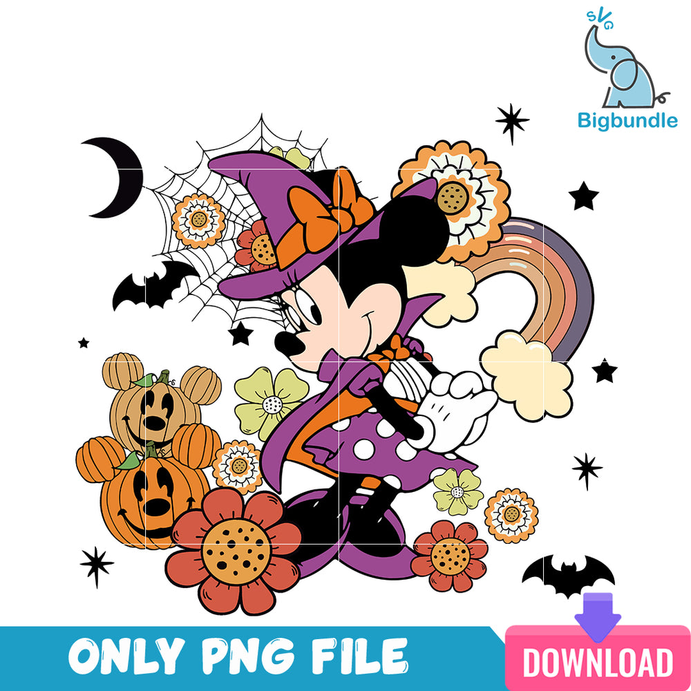 Minnie mouse halloween, halloween png, Digital download.