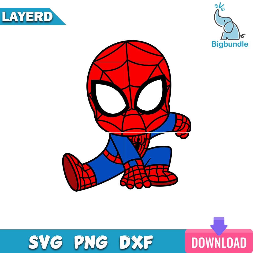 Baby Spiderman Svg, Spiderman Svg, Instant Download, SP19062303