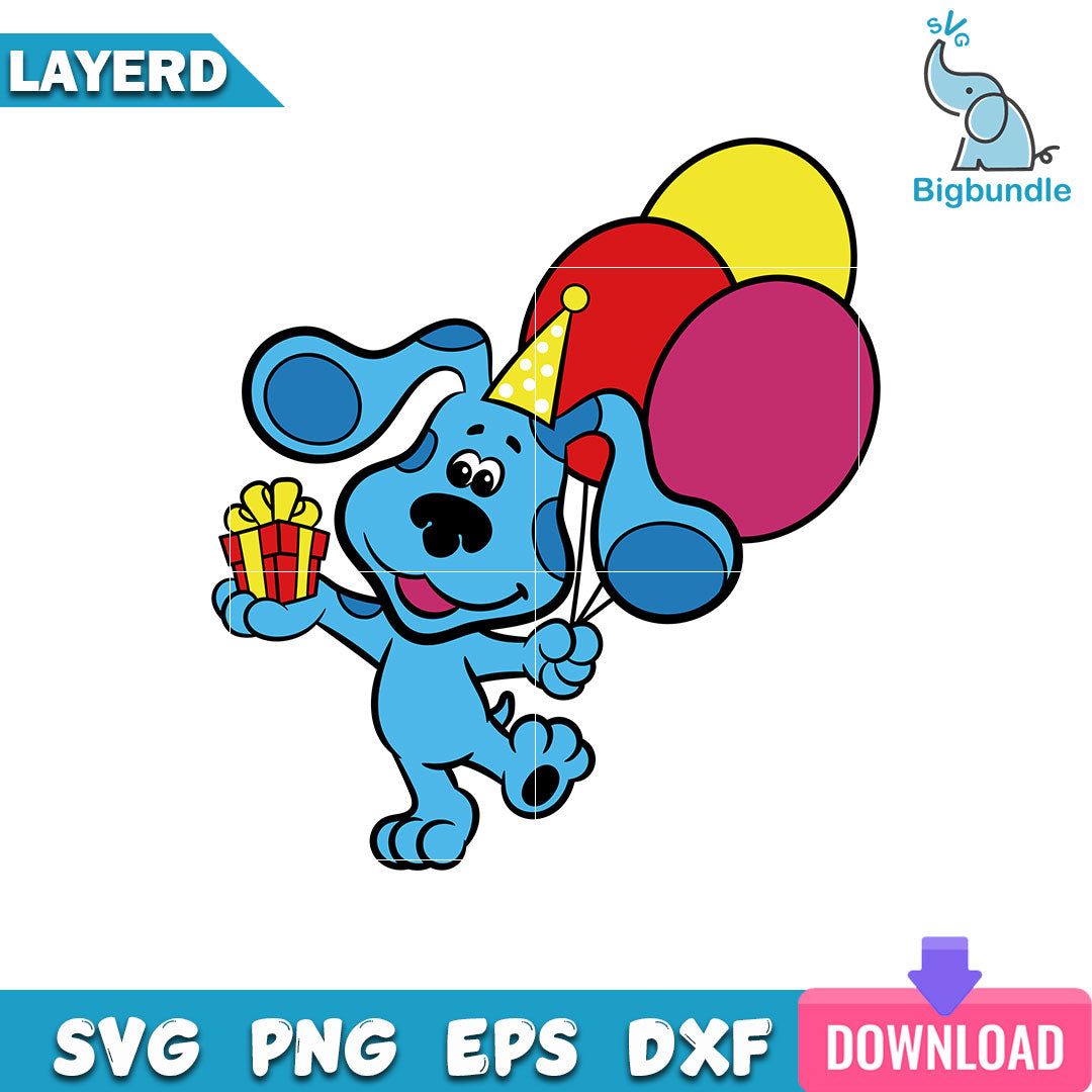 Blues Clues Birthday Svg, Blues Clues Svg, Instant Download, SG20062313