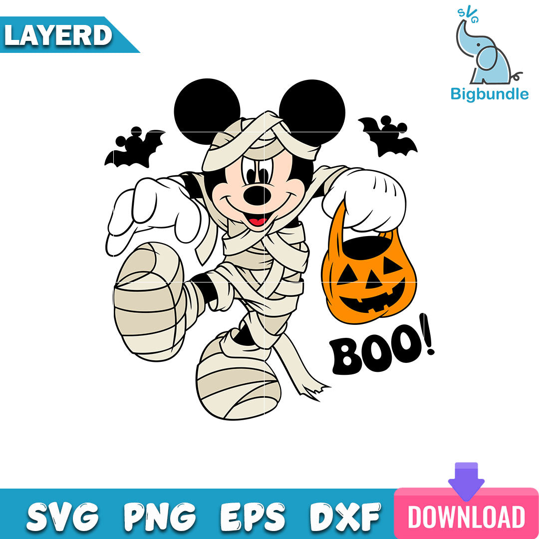 Mickey Boo Halloween Svg, Mickey Mouse Svg, Disney Svg, SG20062322