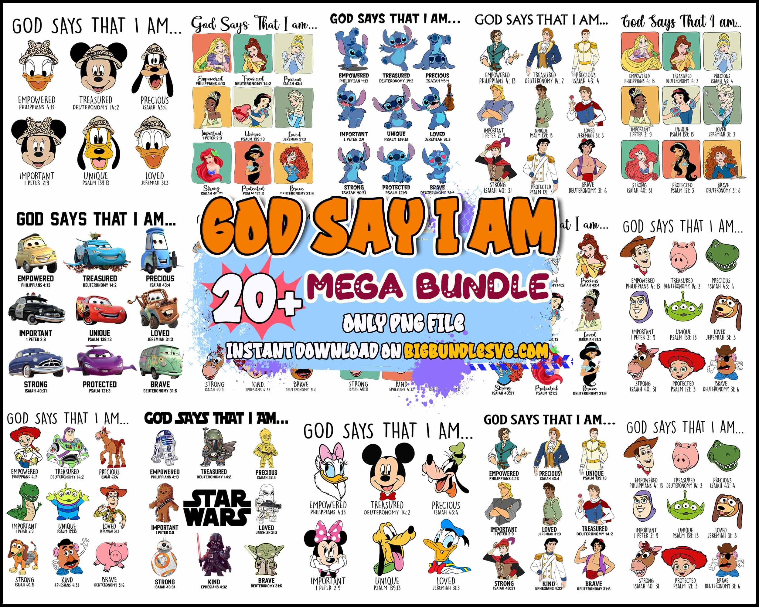 Bundle God Says That I Am Png, Family Trip 2023 Png, Instant Download
