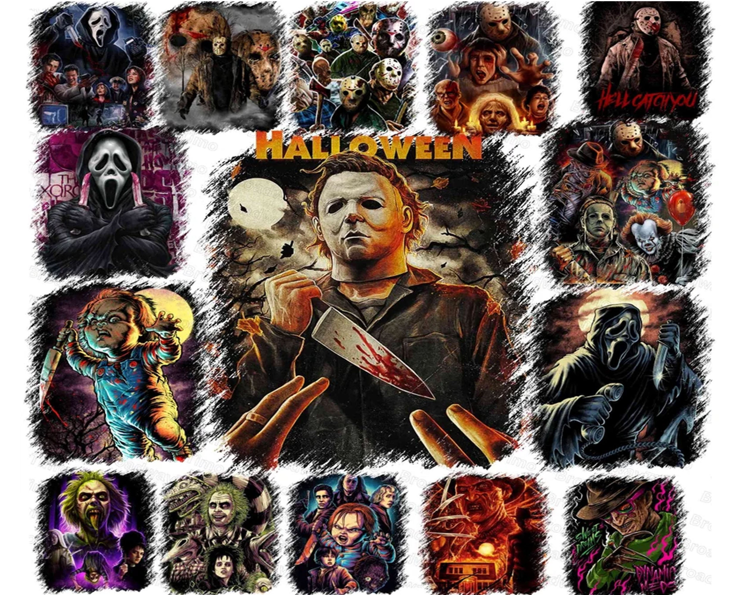 Horror Characters Bundle PNG