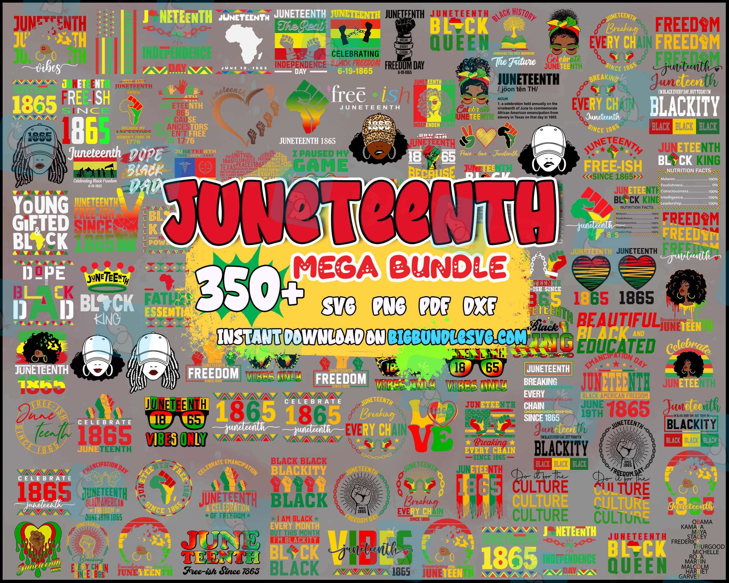 350+ Files Juneteenth svg bundle, Free-ish Since 1865 juneteenth svg, Black independence