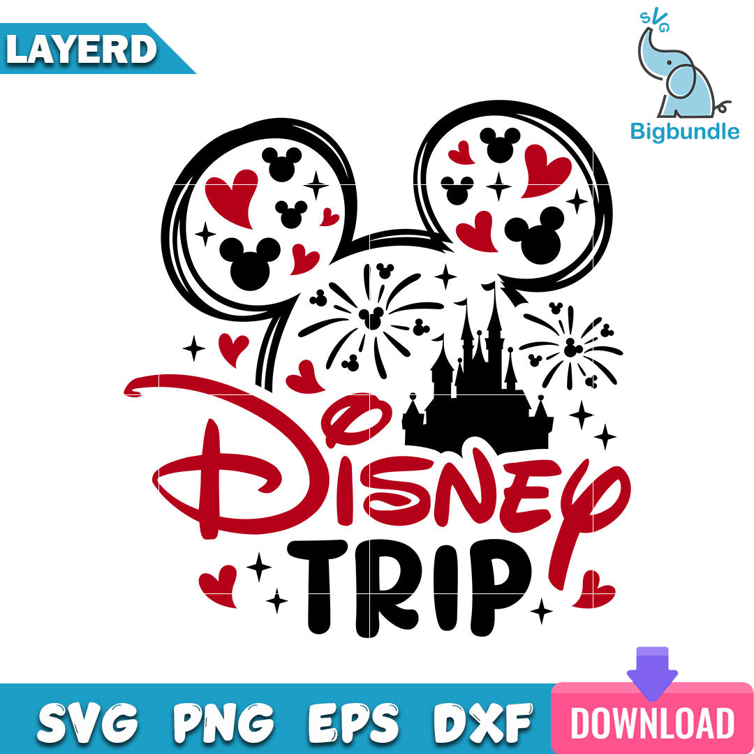 Disney Trip Mickey Svg, Mickey Mouse Svg, Disney Svg, SG19062363