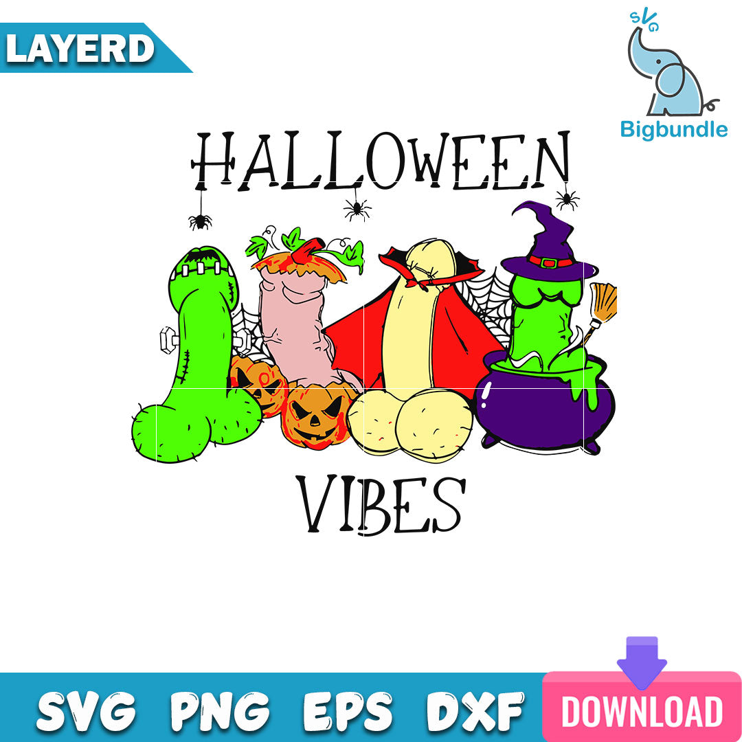 Halloween Vibes Svg, Halloween Svg, Instant Download, SG13072391