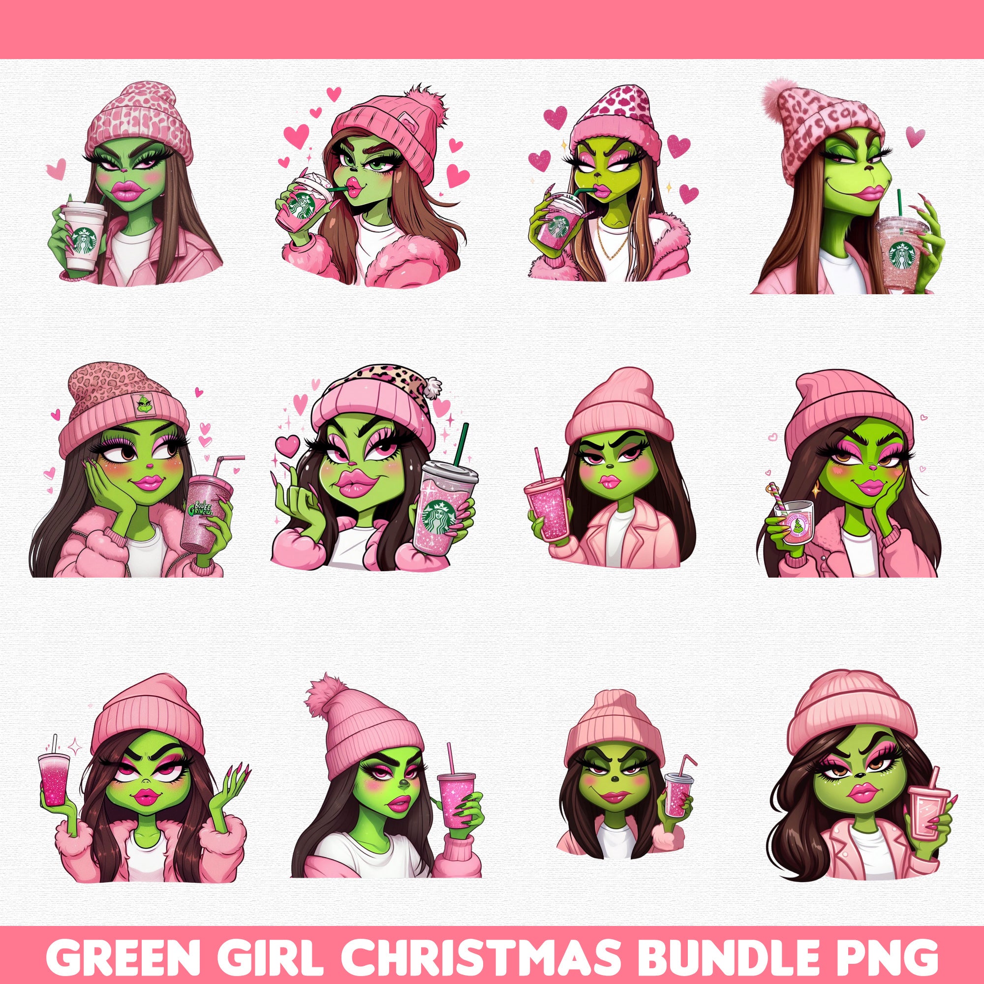 Pink Boujee Grinch
