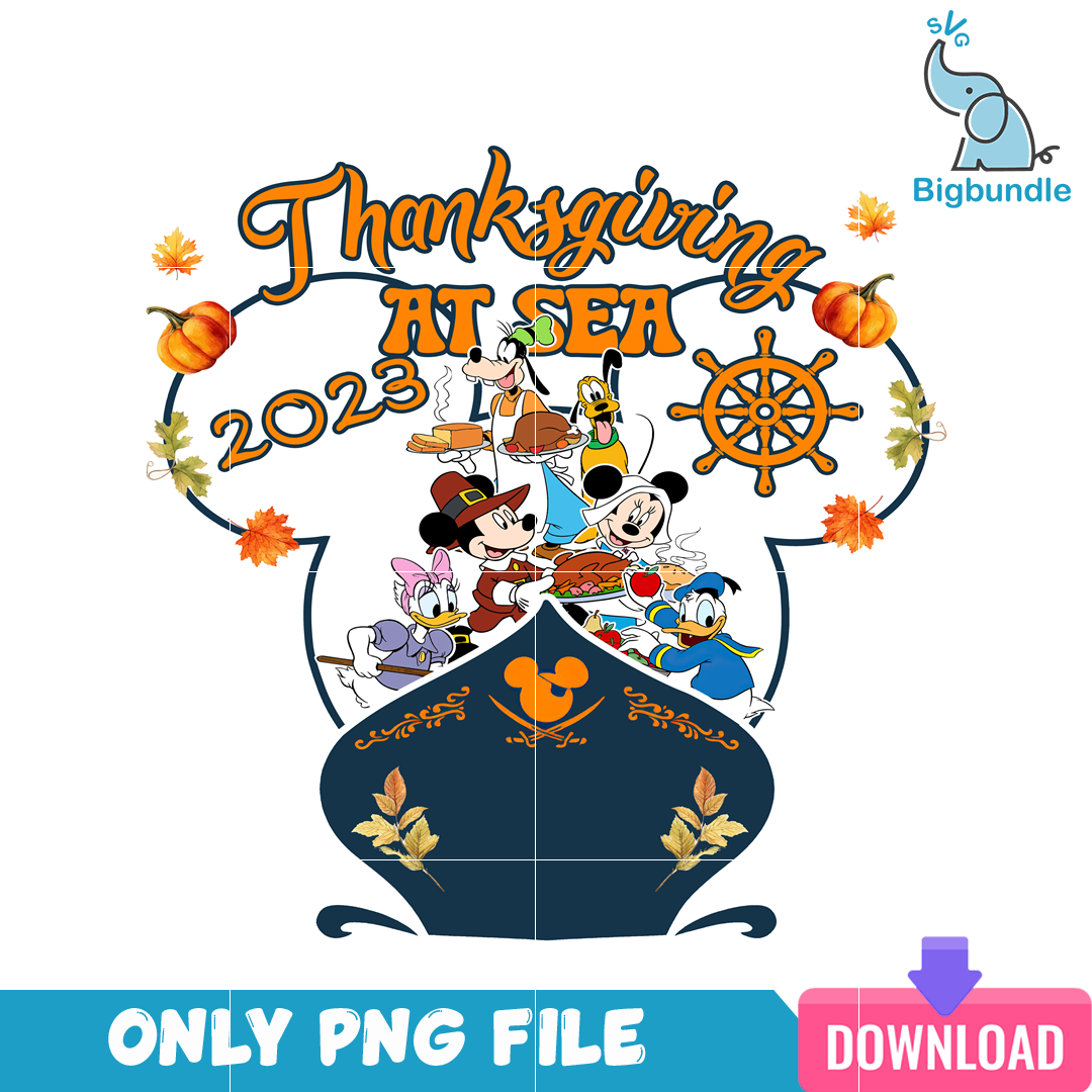 Disney Thanksgiving 2023 At Sea PNG