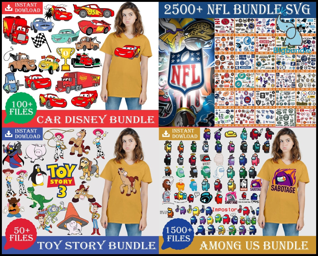 102k+ Mega bundle Disney designs, Fun Disney bundle, Disney svg bundle, Big bundle SVG and for cricut files, Clipart Svg