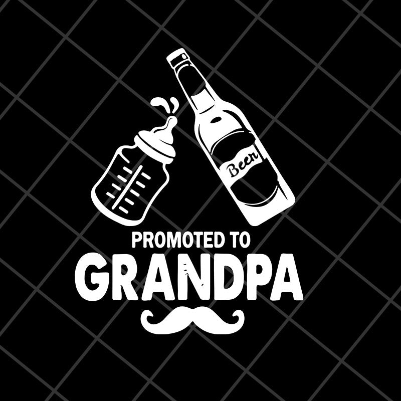 Beer promoted to grandpa fathers day 2021 svg, Fathers day svg, png, dxf, eps digital file MTD28042126