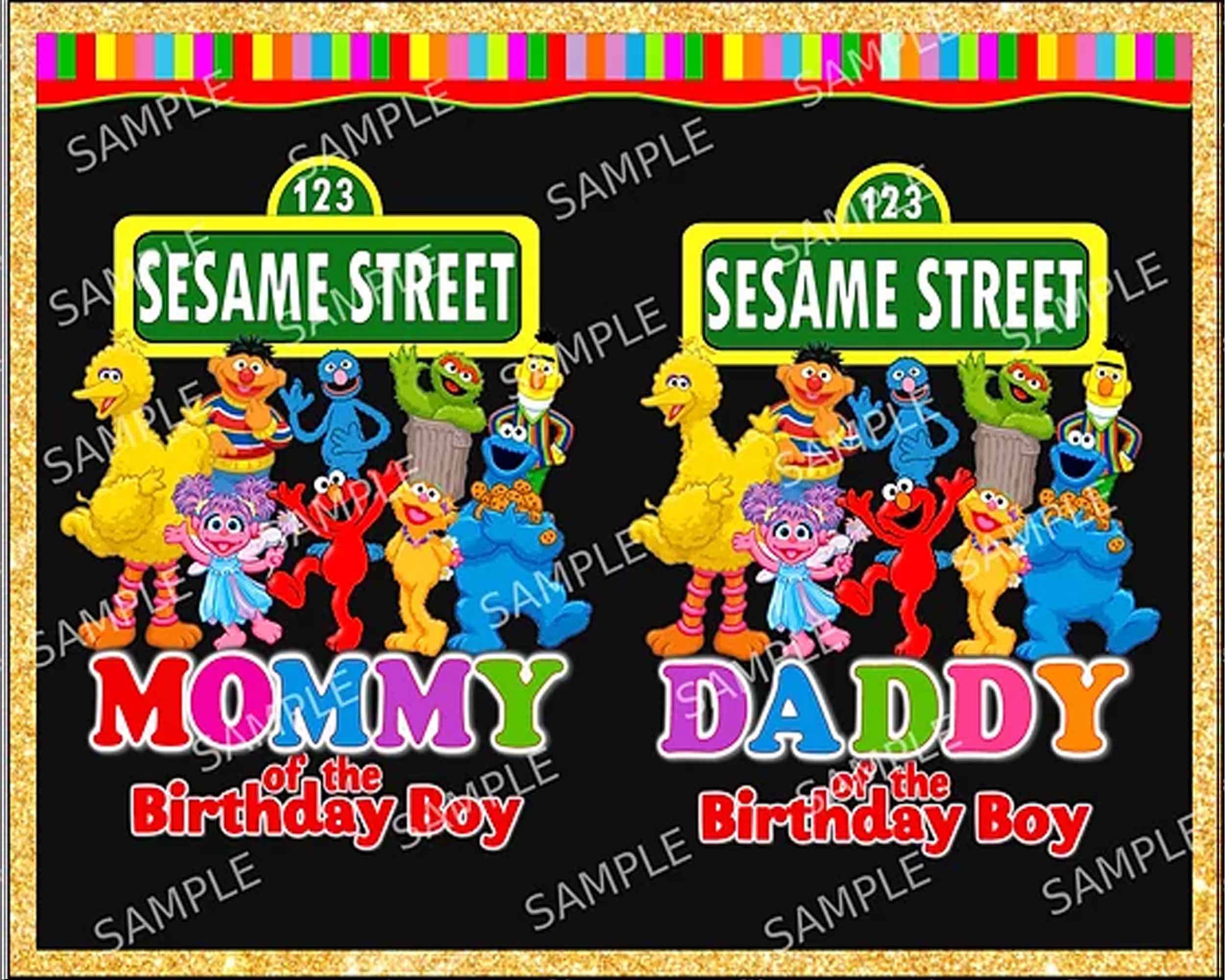 21+ Sesame PNG Bundle, Sesame street png, Bundle birthday boy designs, digital download.