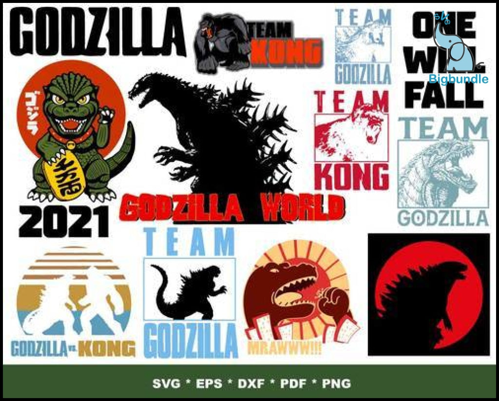 250+ Team Godzilla Svg Bundle 3.0 Svg