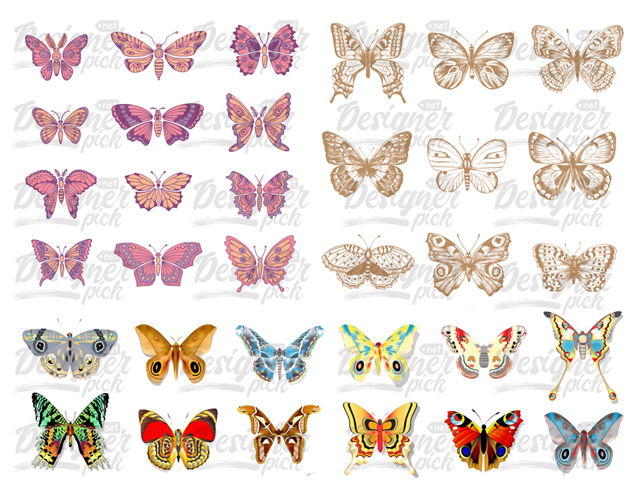 Butterfly SVG Bundle - Digital download
