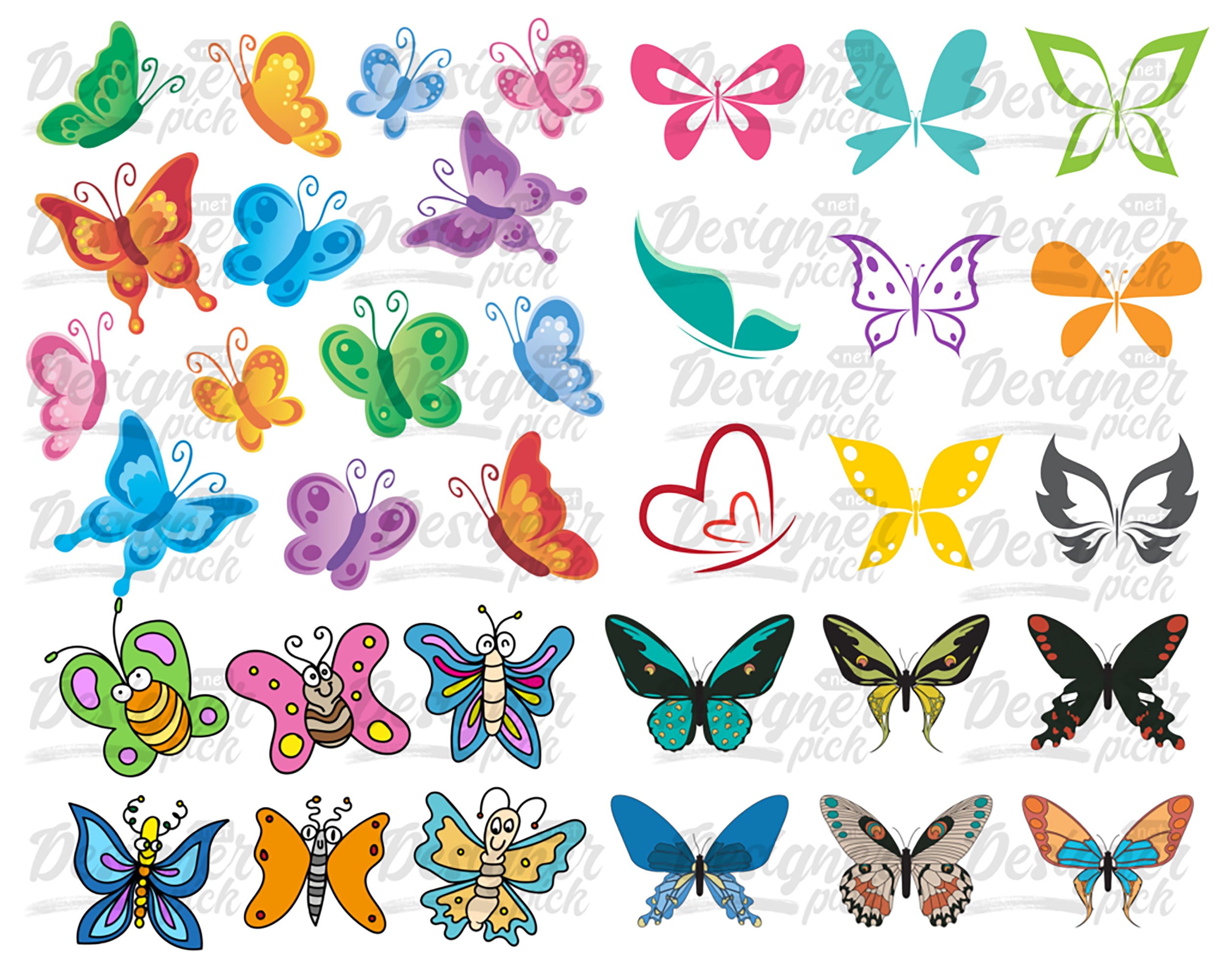 Butterfly SVG Bundle - Digital download