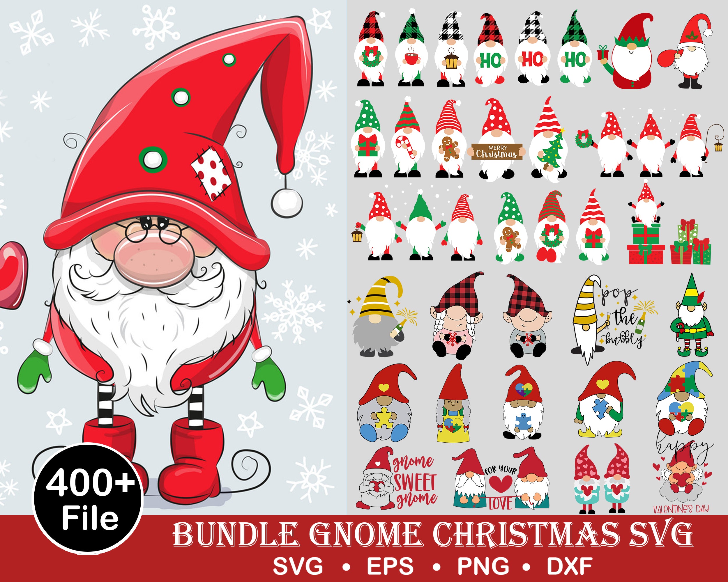 Gnomes SVG, Gnomes Bundle, Scandinavian Gnome, Nordic Gnome, Gnome Clipart