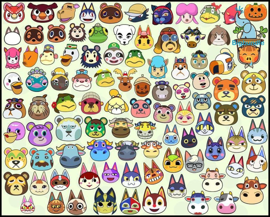 450+ All Animal Crossing Svg Get All The Animal Svg Vectors In Layered Color Format.