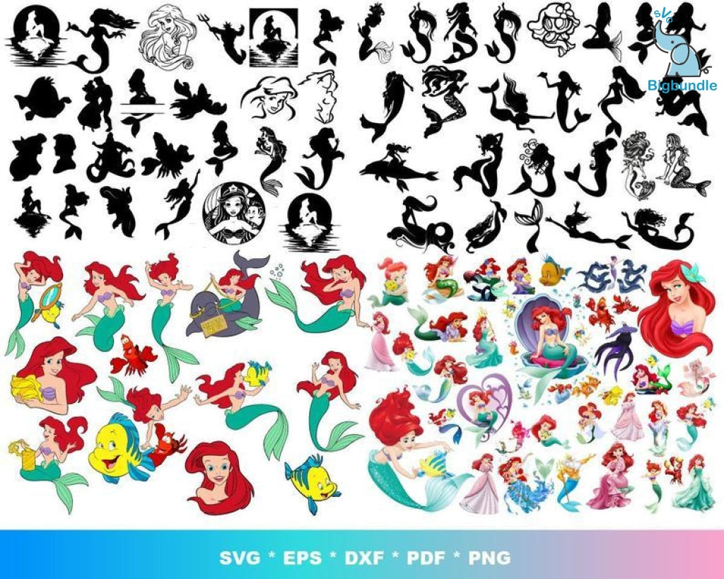 5800+ Disney Princess SVG, Disney princess bundle svg, Disney frozen 2 svg, mermaid svg, moana svg, ariel svg, cinderella svg, digital dowload