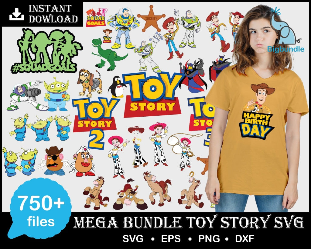 750+ Toy Story svg bundle, Toy Story svg, Toy Story clipart, Woody svg, Forky svg, Toy Story cut file