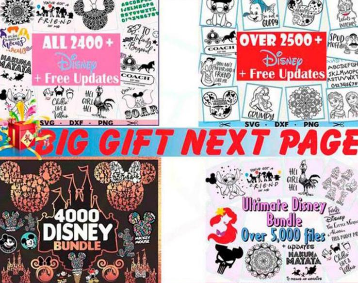 79K+ Disney Designs Fun Bundle Svg Big Svg And For Cricut Files Clipart Svg