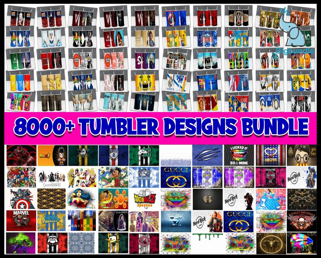 8000+ Tumbler Designs Bundle PNG High Quality, Designs 20 oz sublimation, Bundle Design Template for Sublimation