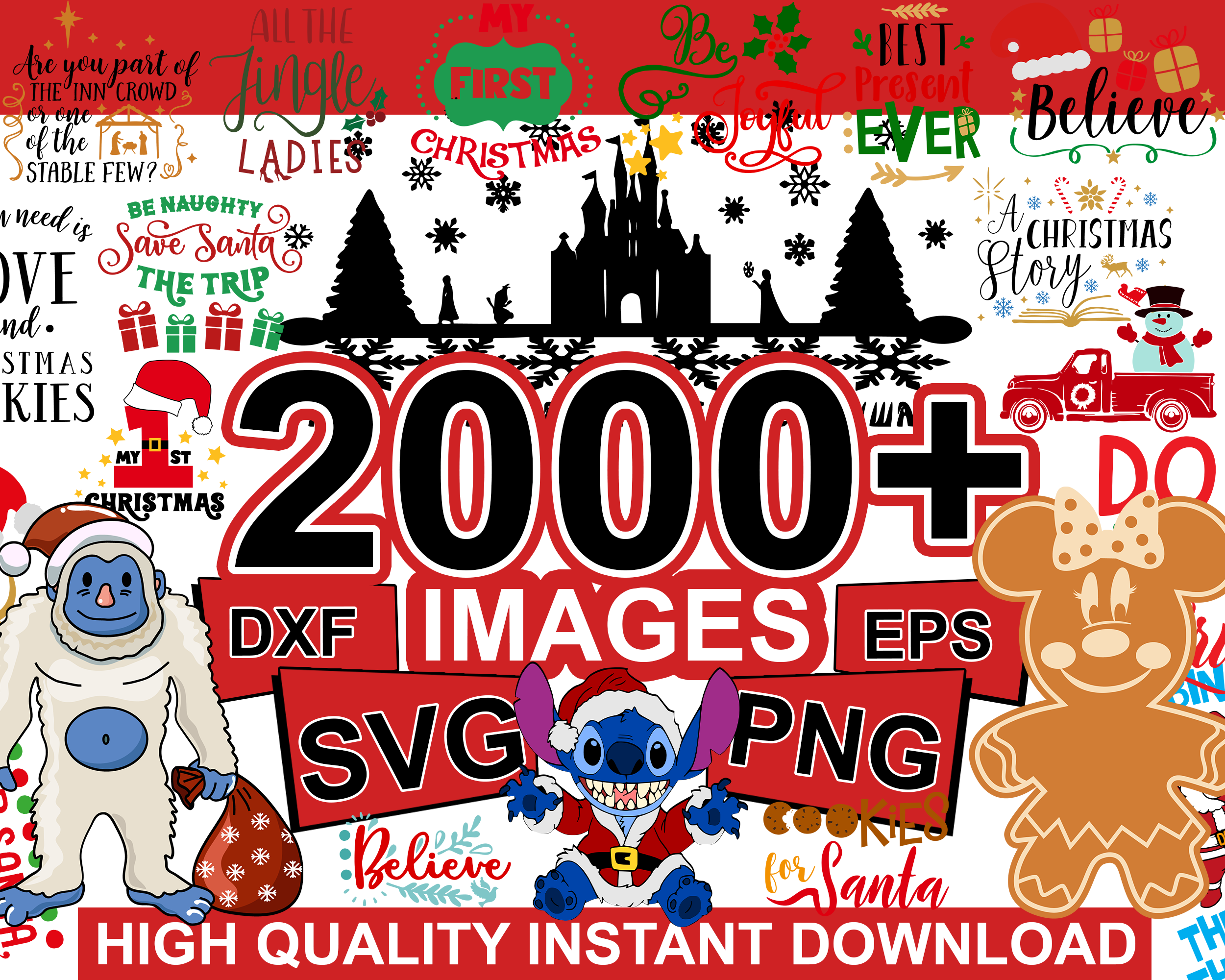 2000+ Christmas SVG Bundle New, Christmas Svg, Holiday Svg, Winter Svg, Christmas Sign Svg, Christmas Quotes, Cut File, Cricut, Silhouette