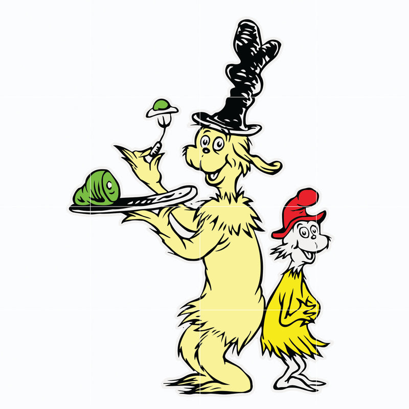 Green Eggs and Ham svg, The Ham in the hat svg, Ham svg, dr svg, png ...
