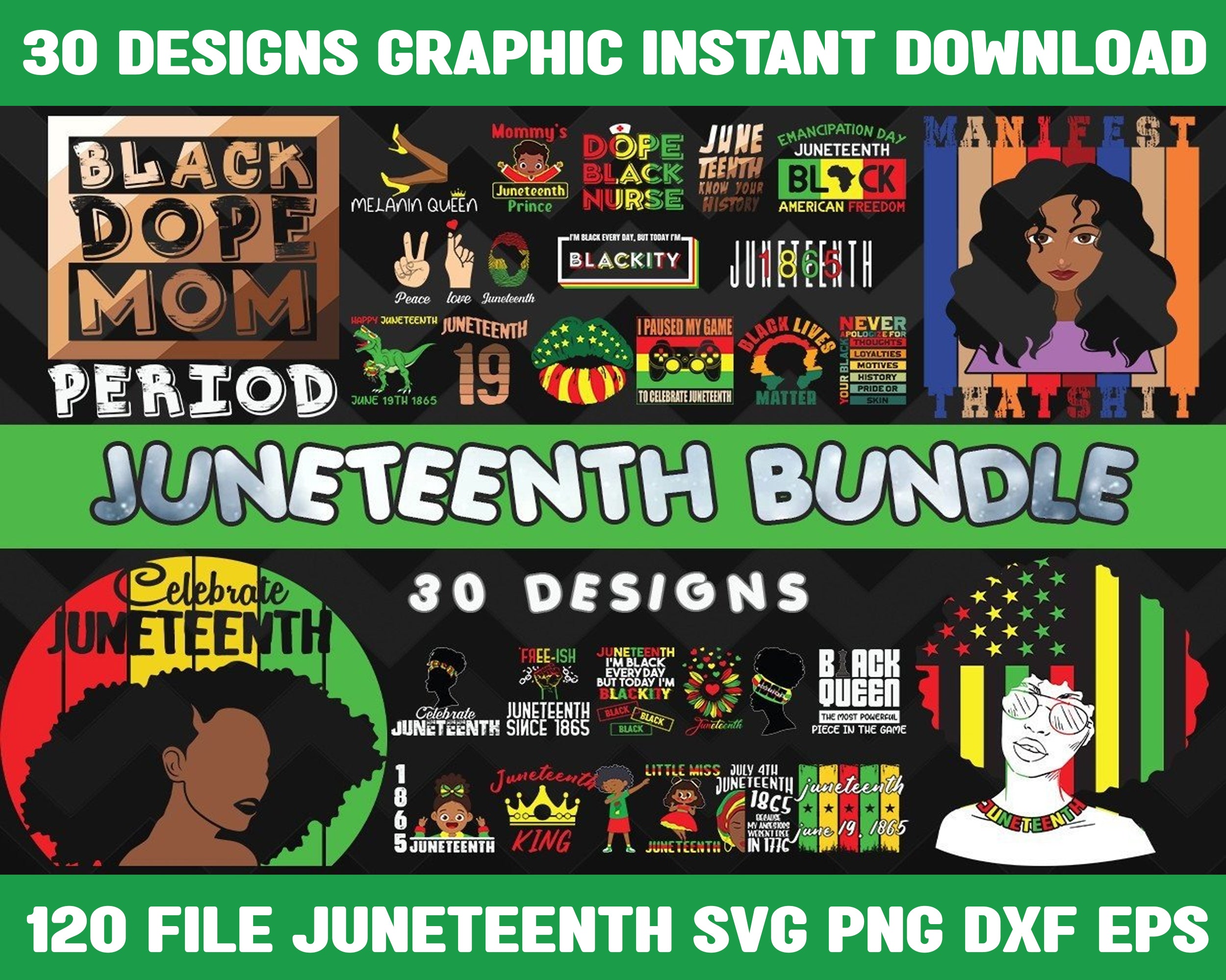 Juneteenth Svg bundle 5 - Digital download