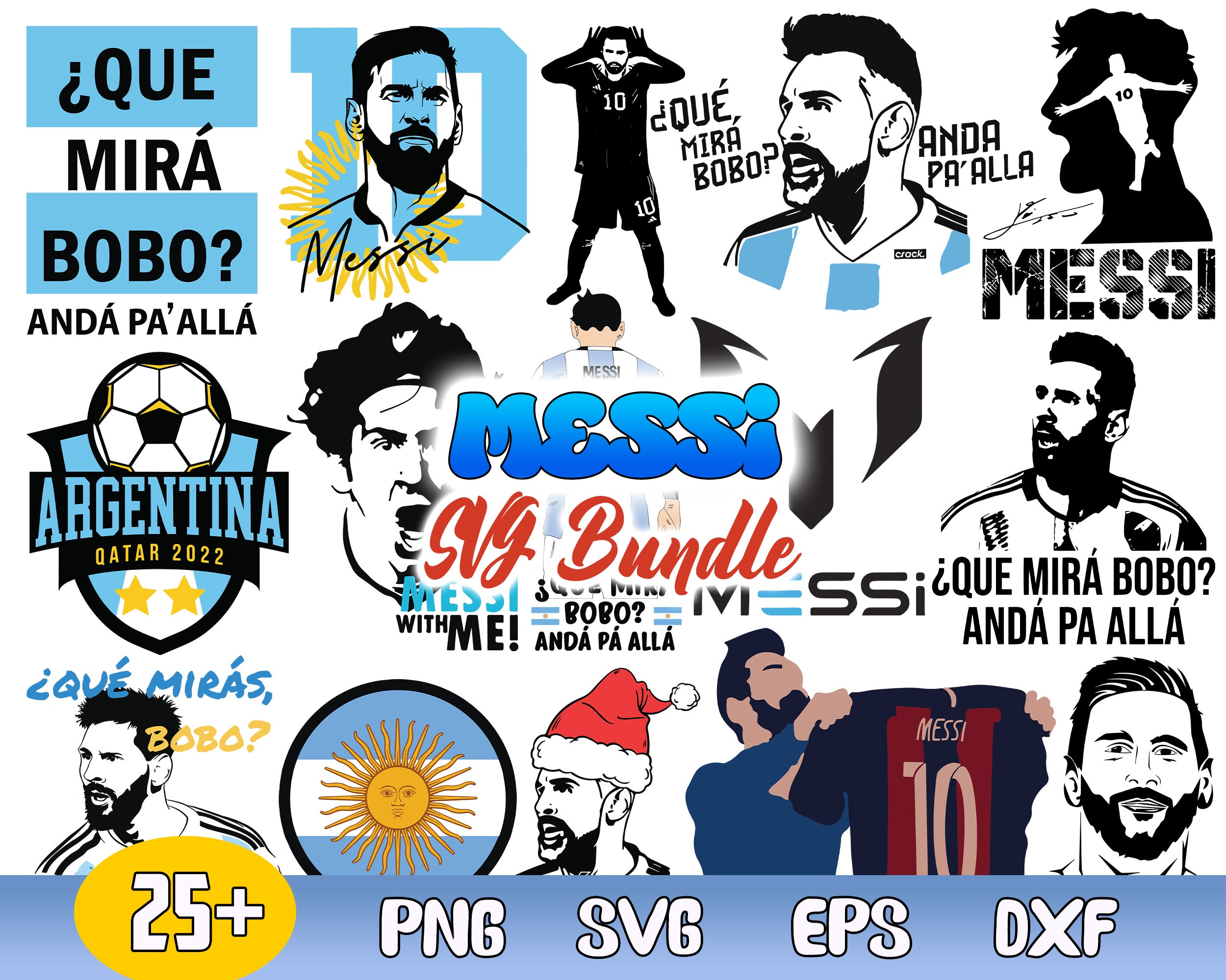 Messi, Lionel Messi Svg Png, Que Mirá Bobo, Messi Clipart, World Cup FIFA 2022, Argentina champion