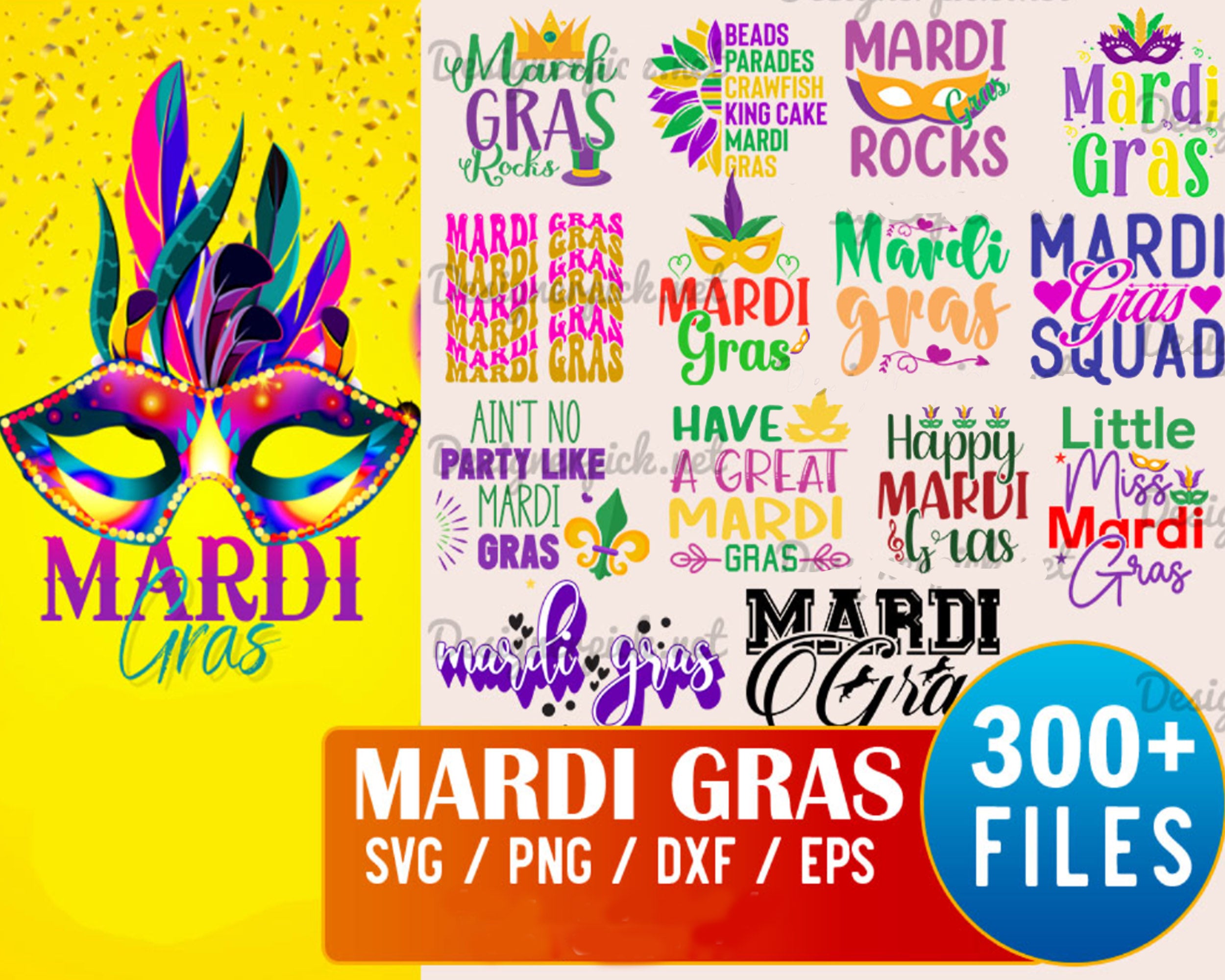 300 Happy Mardi Gras With SVG, Mardi Gras queen PNG sublimation, MARDI GRAS svg png eps dxf, Mardi Gras Groovy bundle - Mardi Gras Carnival