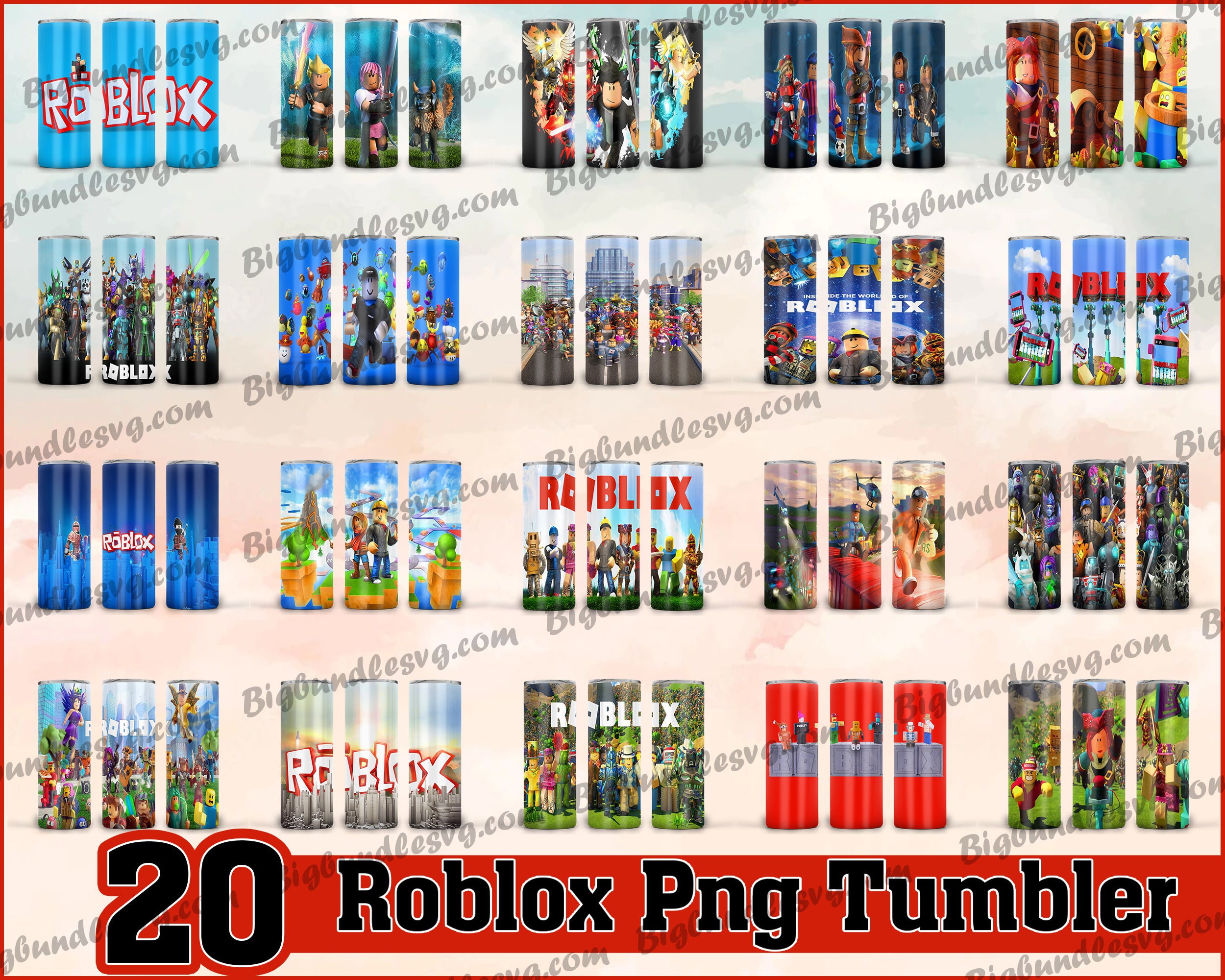 Roblox Tumbler - Roblox PNG - Tumbler design - Digital download