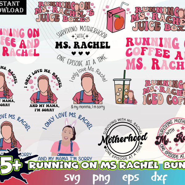 55+ Running On Ms.Rachel And Iced Coffee Juicebox Chicken Nugs Png Bun
